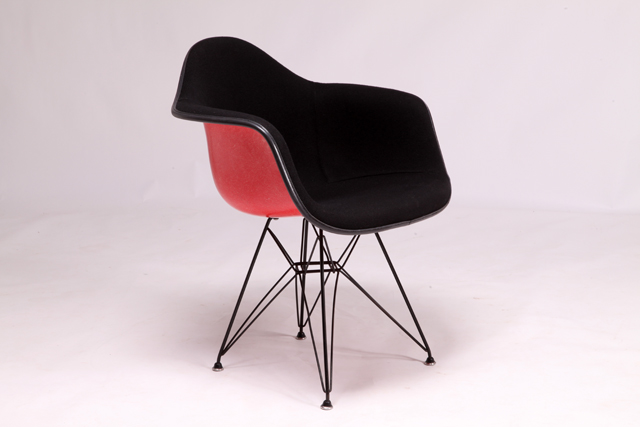 Arm shell chair w/eiffel base by Charles and Ray Eames