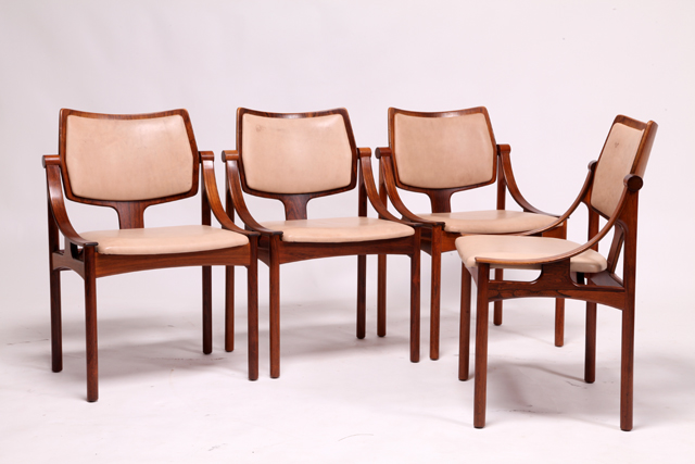 Rosewood dining chair by Johannes Andersen