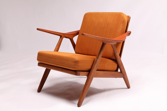 Easy chair in teak & oak by Arne Hovmand-Olsen