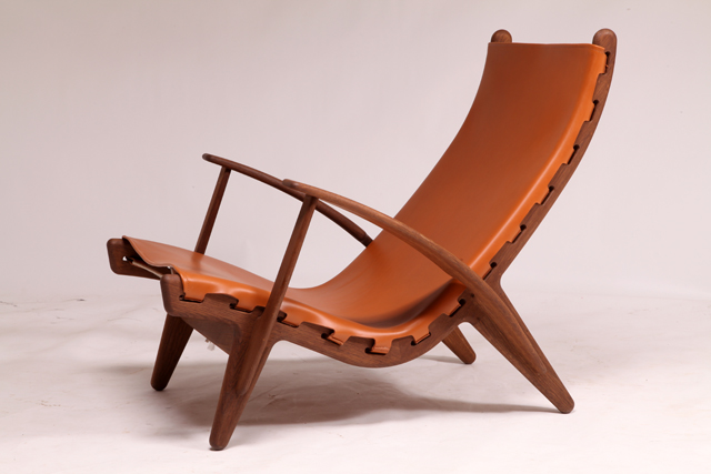 King’s Chair in smoked oak by Poul M. Volther