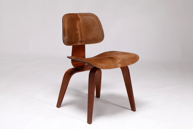 DCW with slunk skin by Charles and Ray Eames
