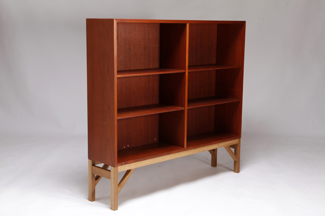 Bookcase in teak & oak by Børge Mogensen