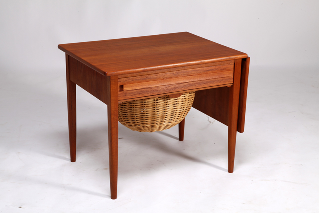 Sewing table in teak by Johannes Andersen