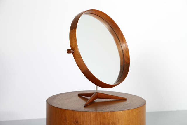 Table Mirror in teak by Uno & Östen Kristiansson