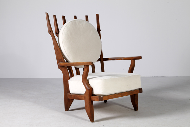 “Grand Repos” Armchair by Guillerme et Chambron