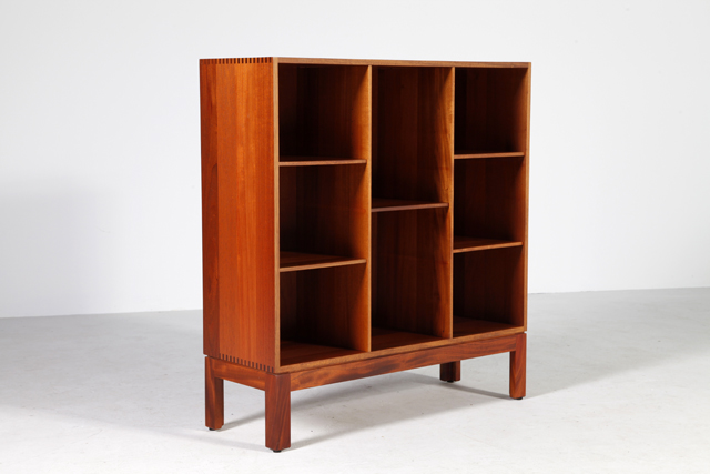 Solid mahogany book case by Christian Hvidt