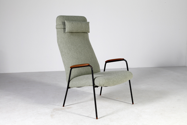 Contour adjustable high back lounge chair by Alf Svensson