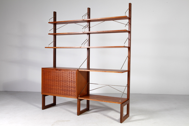 Free Standing wall unit by Poul Cadovius