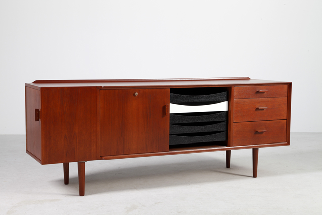 Model 211 sideboard in teak by Arne Vodder