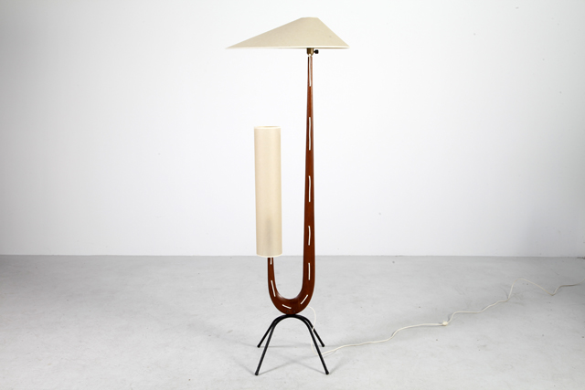 Giraffe floor lamp by Jean Rispal
