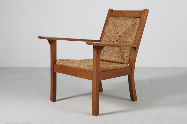 Worpswede high back armchair by Willy Ohler